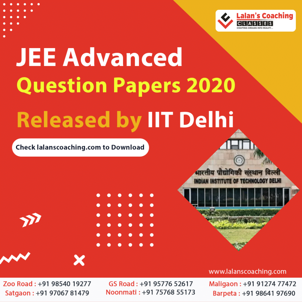 JEE Advanced Question Papers 2020-LCC