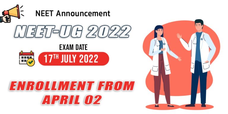 NEET-UG Exam Date out for 2022