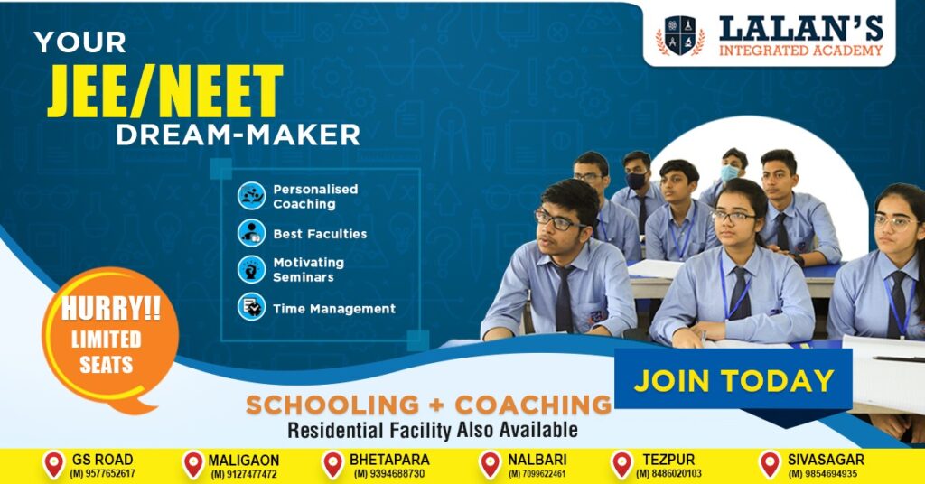JEE - NEET Join Lalans Integrated Academy Join Now