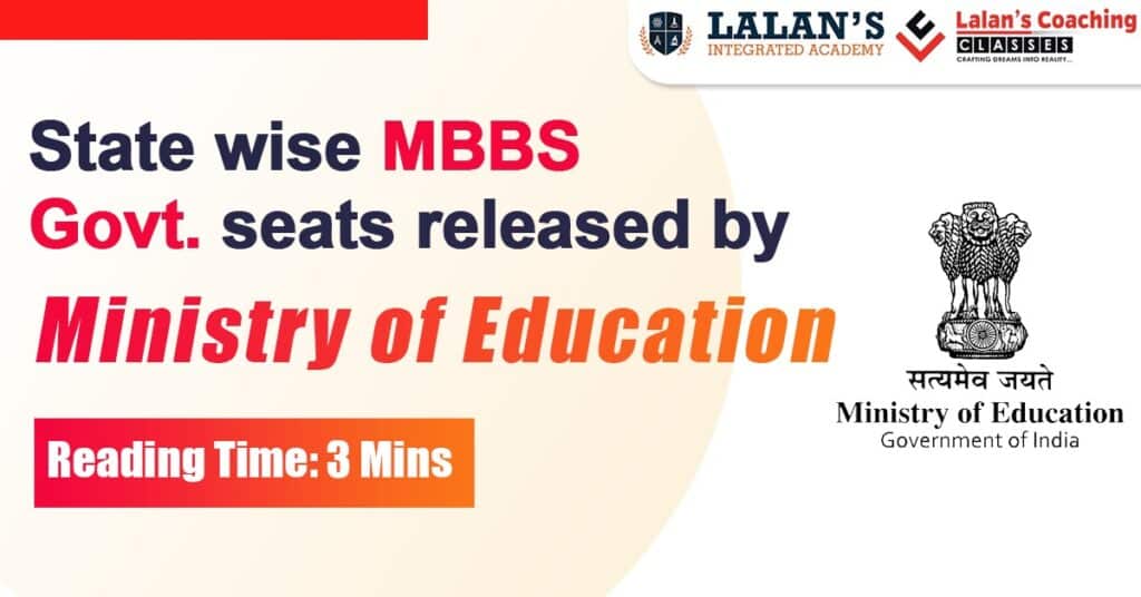 Government Seats for MBBS