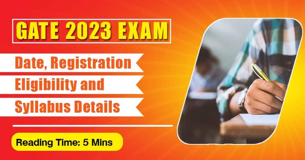GATE 2023 Exam Date is Released