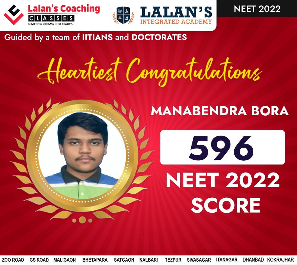 Coaching Results 2022 - Lalans scorer in NEET 2022