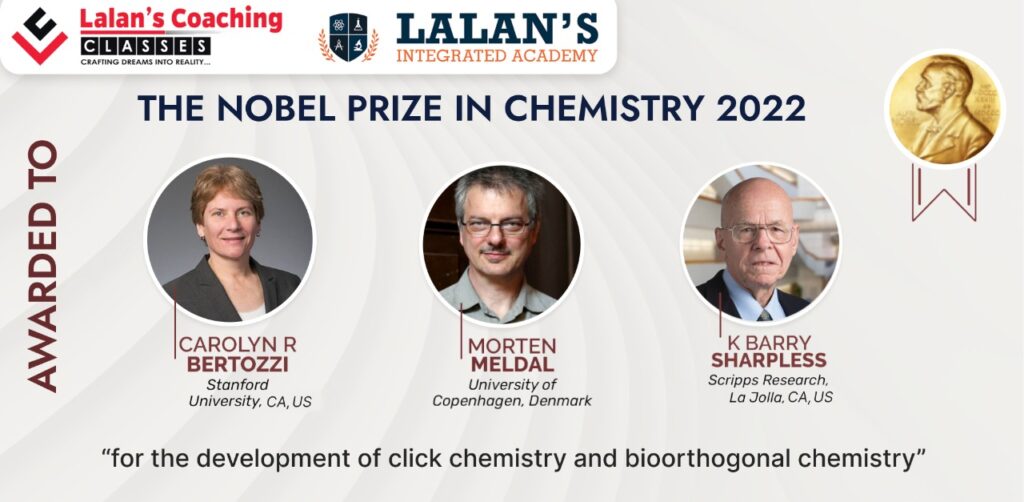 Nobel Prize winner in Chemistry 2022 Click chemistry by three sciencsetist.png